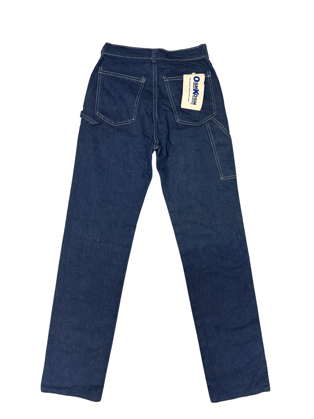 OshKosh B'gosh Jeans Kids 18 Slim Blue Straight Denim Carpenter Pockets vintage